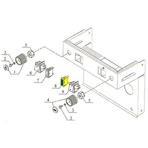 Safety Indicator Light is Part #8