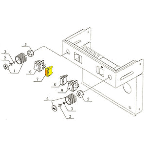 Heating Element Light is Part #7