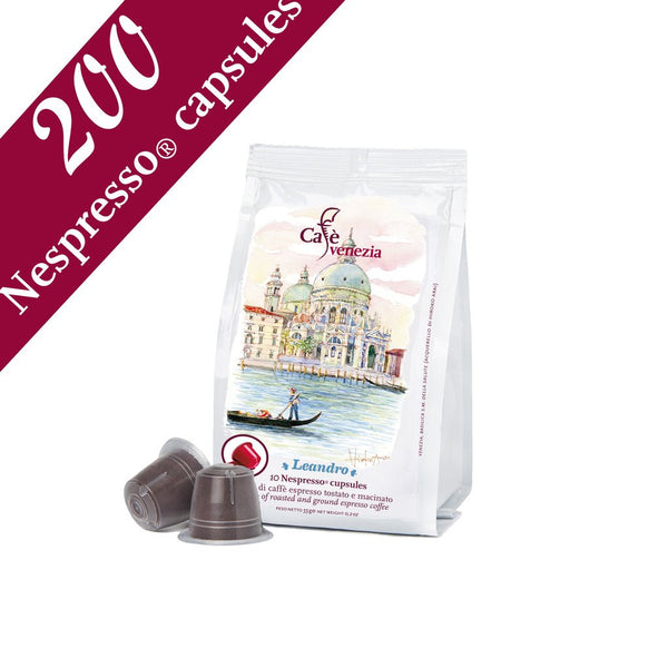 Cafè Venezia Leandro - 100 Nespresso® compatible capsules
