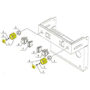 Livia90 Steam/Hot Water Knobs