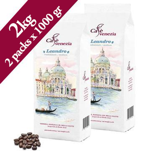 Cafè Venezia Leandro Espresso Beans - Two 1 kg bags